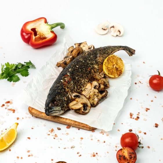 Grilled mackerel